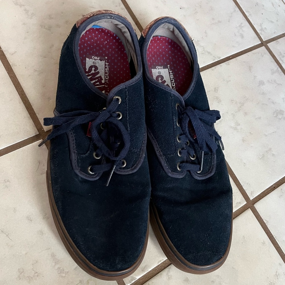Vans Pro Chima Ferguson Blue Suede Sneakers Size 13